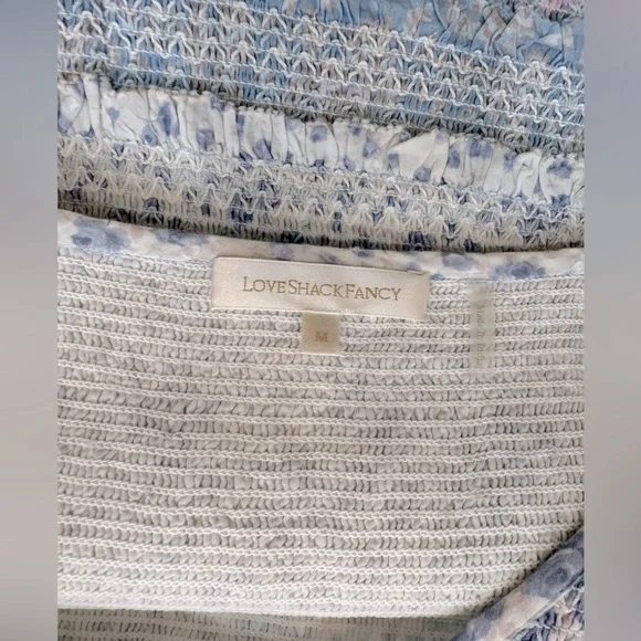 Loveshackfancy Ensley tiered puff sleeve floral mini dress - Picture 7 of 11